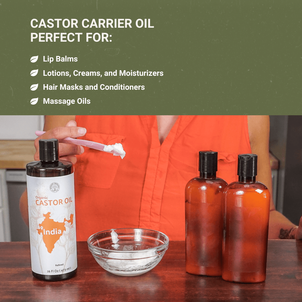 Organic Castor Carrier Oil - From Reroot Organic - Nature Packaged