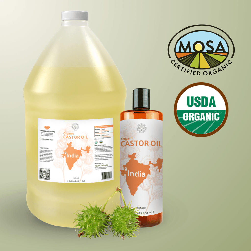 Organic Castor Carrier Oil - From Reroot Organic - Nature Packaged