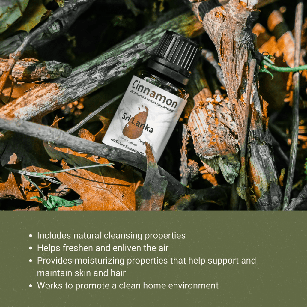 Organic Cinnamon Essential Oil - From HDdeS - Nature Packaged