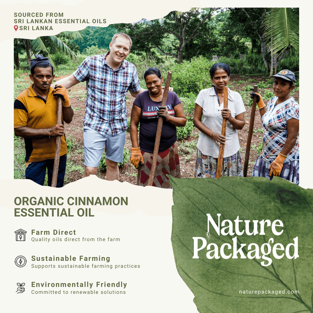 Organic Cinnamon Essential Oil - From HDdeS - Nature Packaged