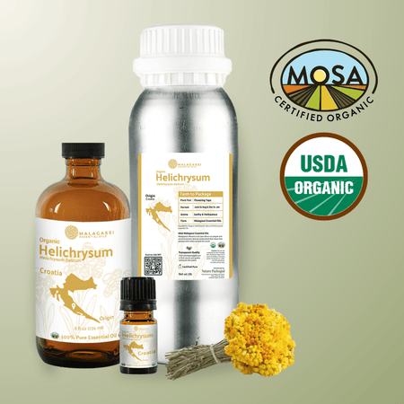 Organic Helichrysum Essential Oil - From Malagassi Essential Oils