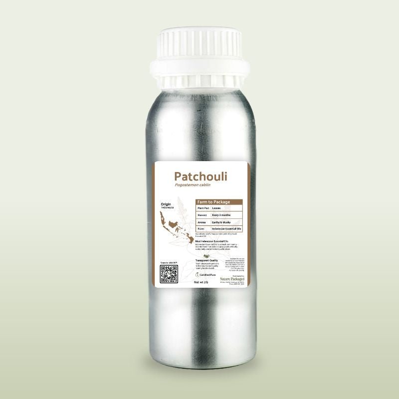 Patchouli Essential Oil - From Indonesian Essential Oils - Nature Packaged