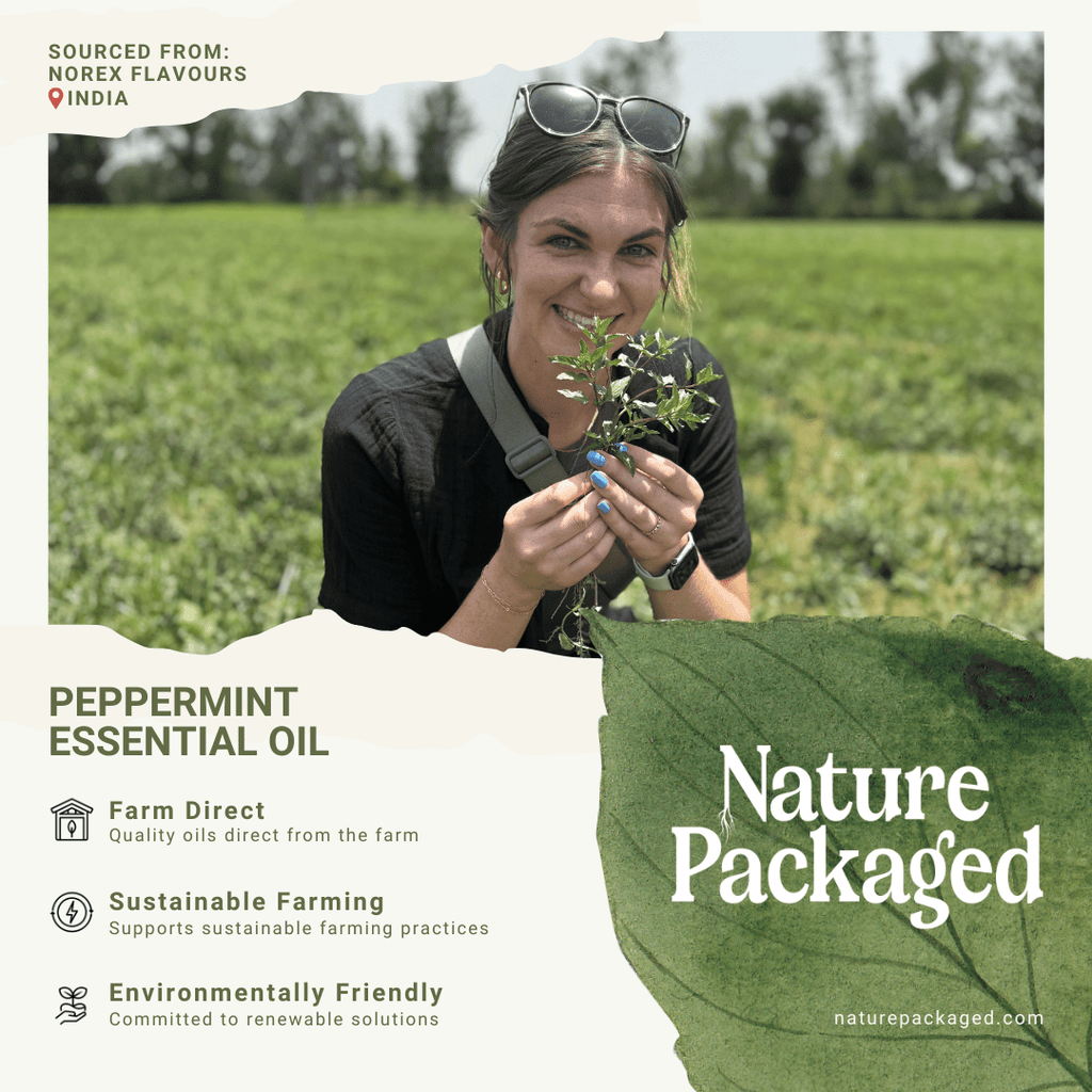 Peppermint Essential Oil - From Essential Oils India - Nature Packaged