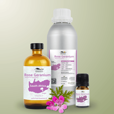 Rose Geranium Essential Oil - From KwaZulu Botanicals