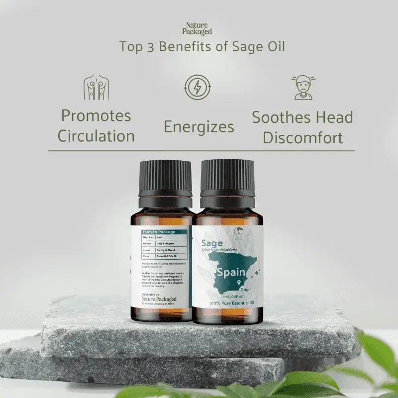 Sage Essential Oil - From Essential Oils SL - Nature Packaged