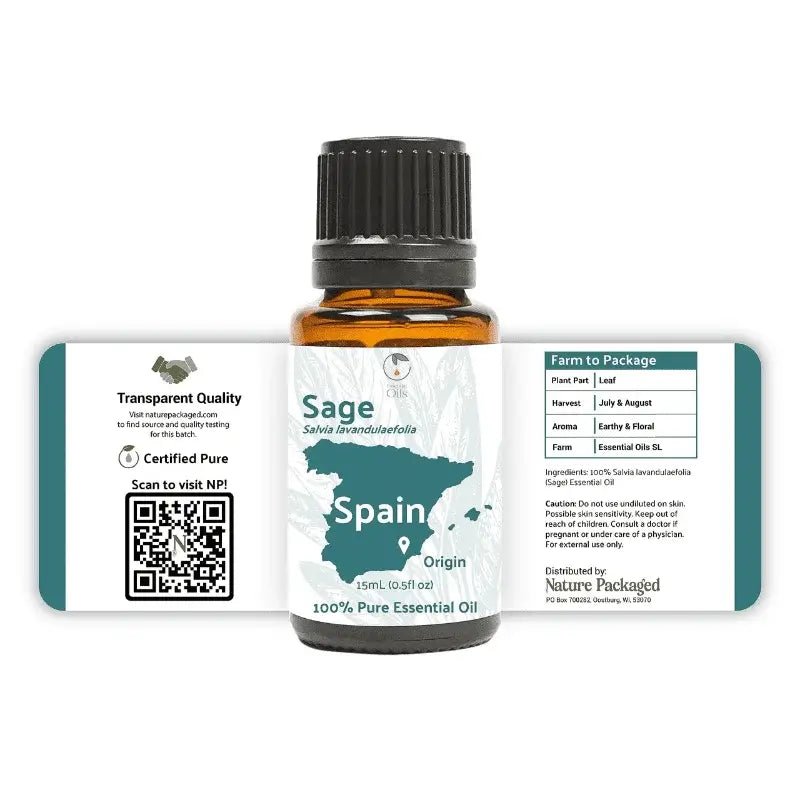 Sage Essential Oil - From Essential Oils SL - Nature Packaged