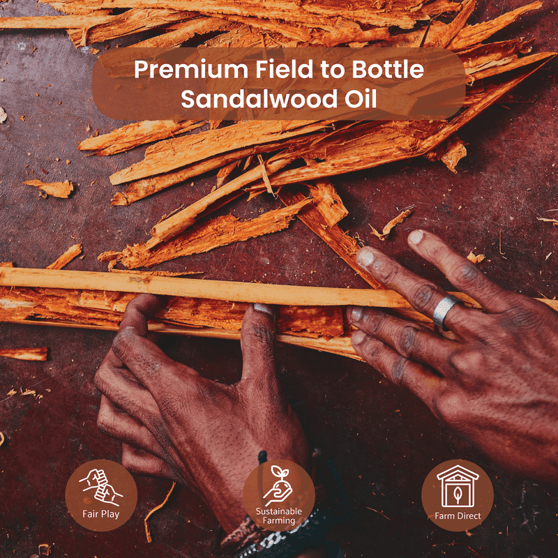 Sandalwood Essential Oil - From Australian Oils Of Nature - Nature Packaged