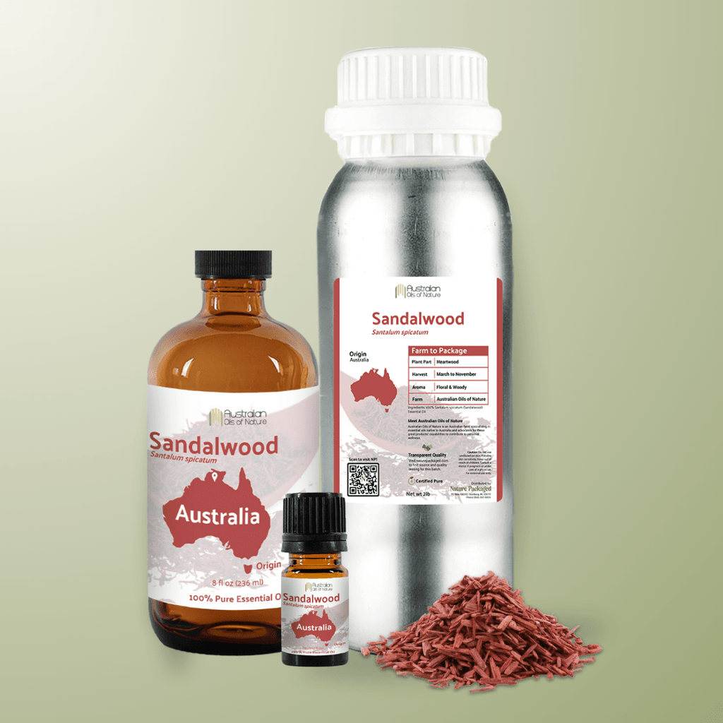 Sandalwood Essential Oil - From Australian Oils Of Nature - Nature Packaged