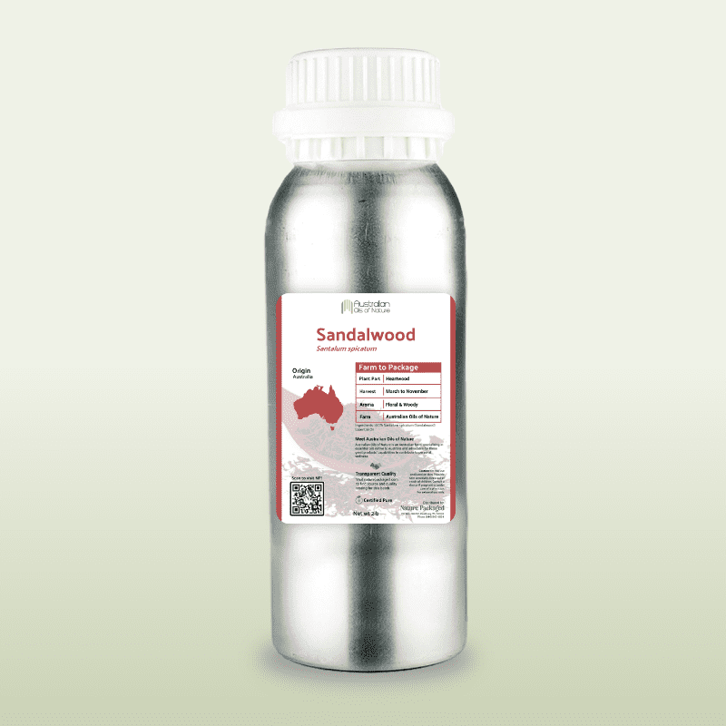 Sandalwood Essential Oil - From Australian Oils Of Nature - Nature Packaged