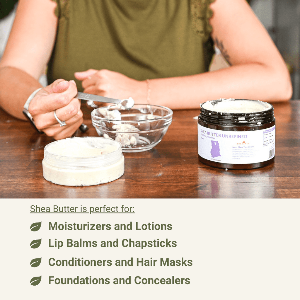 Shea Butter - Unrefined, White - From Farm in Ghana - Nature Packaged