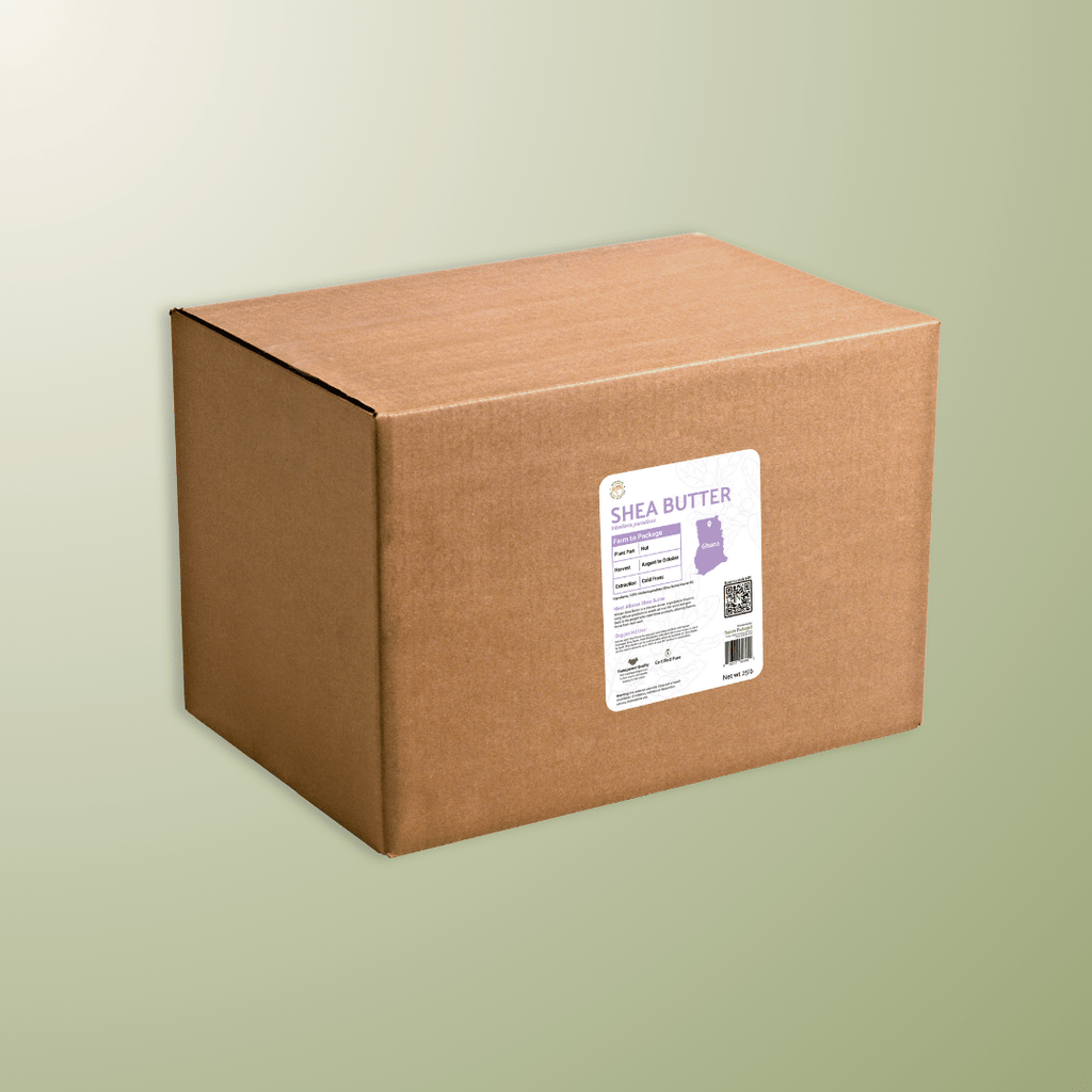 Shea Butter - Unrefined, White - From Farm in Ghana - Nature Packaged