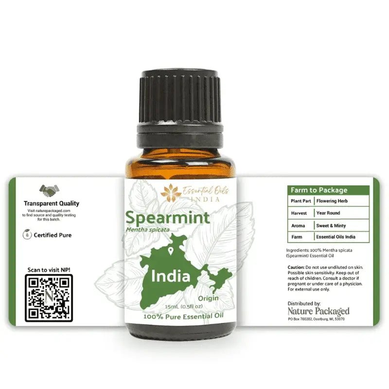 Spearmint Essential Oil - From Essential Oils India - Nature Packaged
