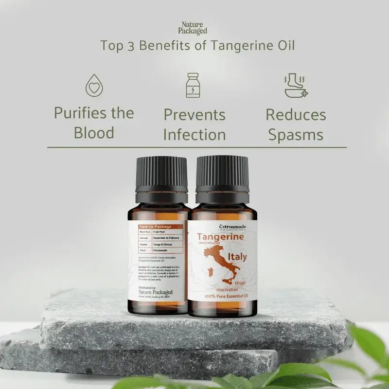 Tangerine Essential Oil - From Citrusmade - Nature Packaged