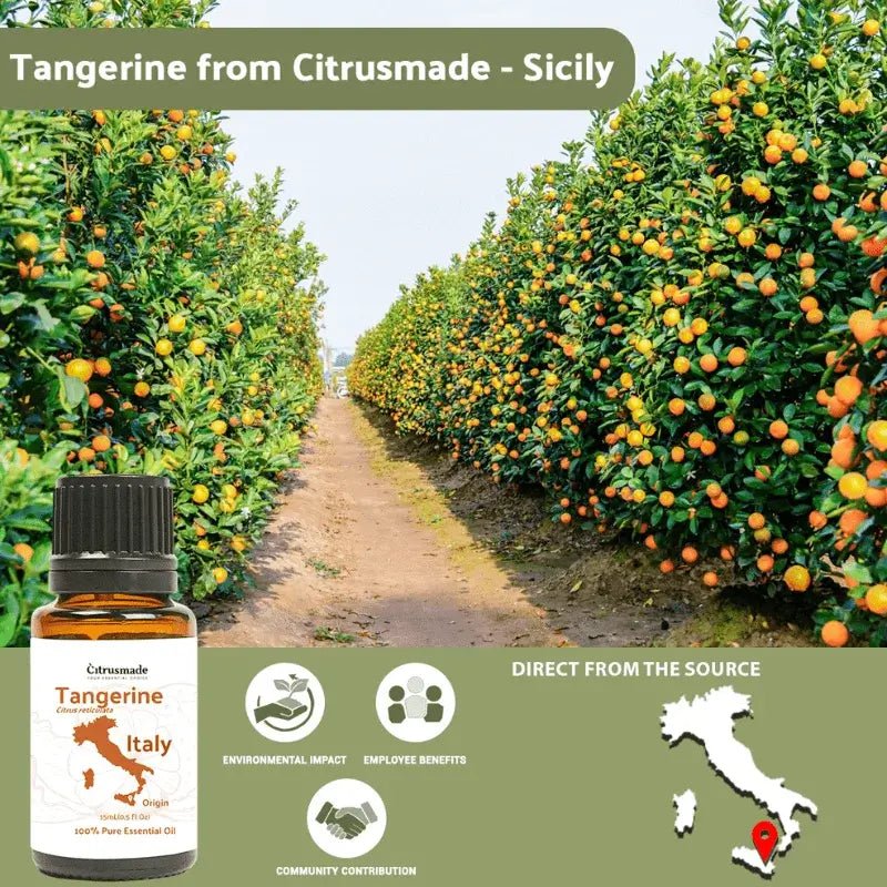 Tangerine Essential Oil - From Citrusmade - Nature Packaged