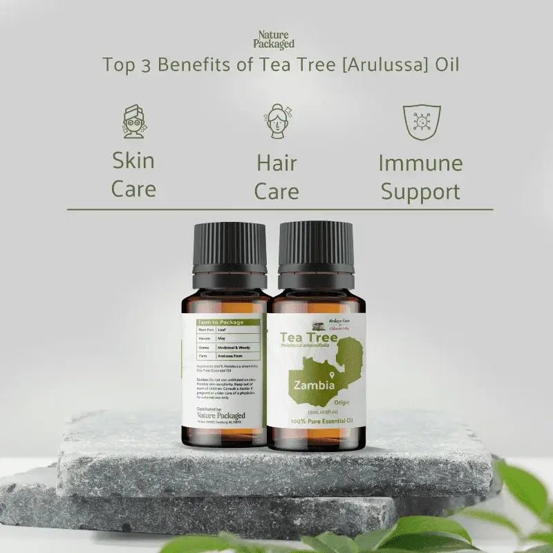 Tea Tree Essential Oil - From Arulussa Farm - Nature Packaged