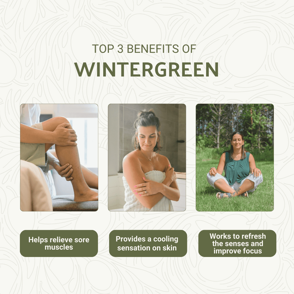 Wintergreen Essential Oils - From Bio - Young Aromas - Nature Packaged